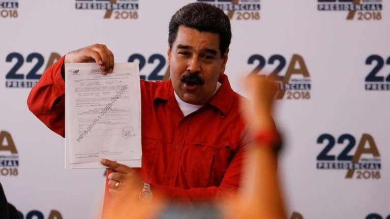 Ξανά υποψήφιος για πρόεδρος της Βενεζουέλας ο Μαδούρο