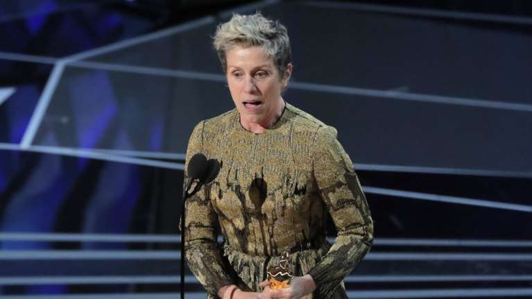 Η Φράνσις ΜακΝτόρμαντ σήκωσε όρθιες όλες τις σταρς στα Όσκαρ