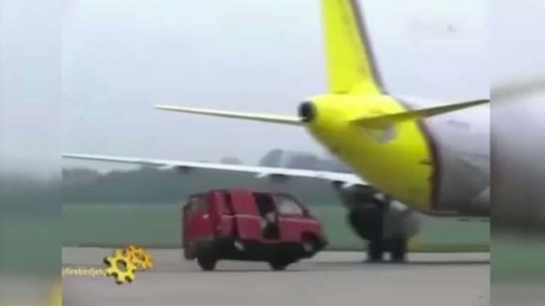 Οι τουρμπίνες ενός Airbus... εξαφανίζουν βανάκι