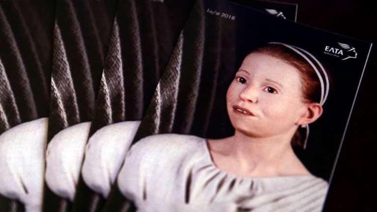 Η Μύρτις, ένα κορίτσι 2.500 ετών, πρόσωπο στα γραμματόσημα του ΕΛΤΑ