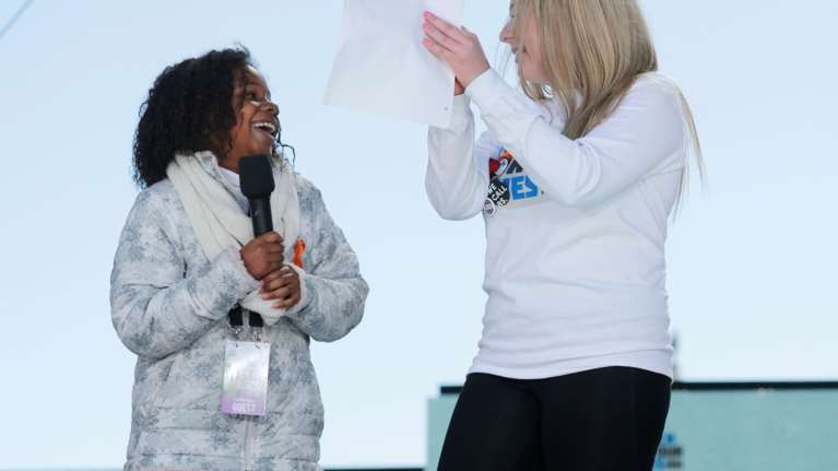 H 9χρονη εγγονή του Μ. Λούθερ Κινγκ έχει ένα όνειρο για την ειρήνη