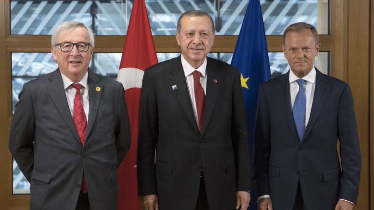 Δείτε Live την κοινή συνέντευξη Τύπου Ερντογάν-Τουσκ-Γιούνκερ