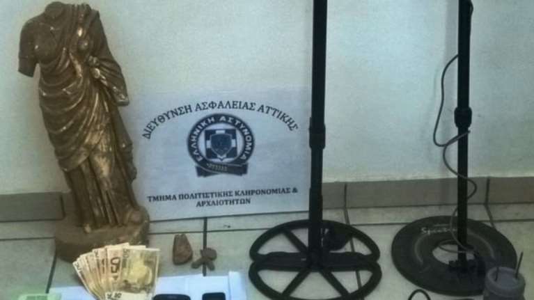 Λίγο πριν βάλουν στην τσέπη μισό εκατ. συνελήφθησαν 3 αρχαιοκάπηλοι