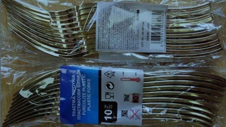 Ο ΕΦΕΤ ανακαλεί πλαστικά πιρούνια