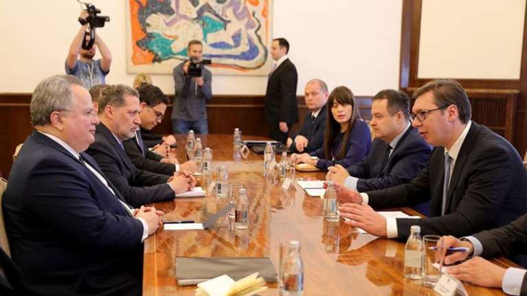 Συνάντηση Βούτσιτς-Κοτζιά: Σημαντικές οι σχέσεις με την Ελλάδα