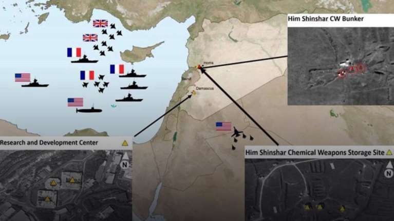 Αμερικανικό Πεντάγωνο: Ιδού το πριν και το μετά των επιθέσεων στη Συρία