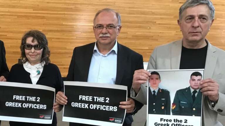 Δράση Ελλήνων ευρωβουλευτών στο Ευρωκοινοβούλιο υπέρ των 2 στρατιωτικών