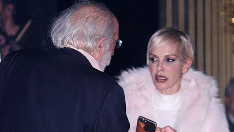 Η Καλογρίδη &quot;προδίδει&quot; Λυκουρέζο- Το βίντεο στον Λυκαβηττό