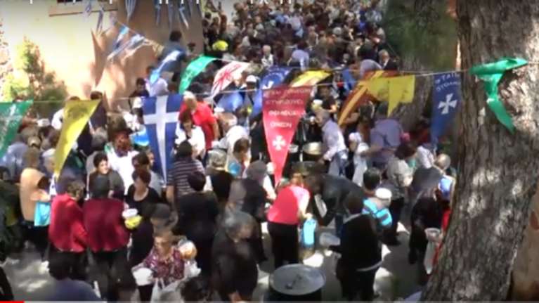 Χιλιάδες από όλη την Ελλάδα στο πανηγύρι του Ταξιάρχη στο Μανταμάδο