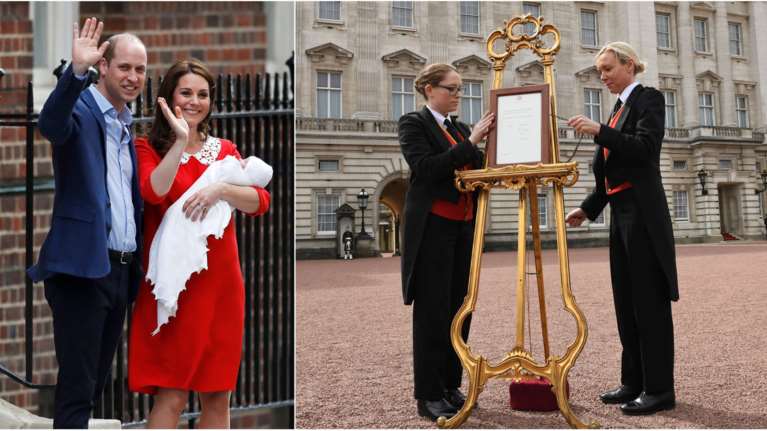 Κέιτ &amp; Γουίλιαμ: Πώς έγινε η ανακοίνωση της γέννησης του μωρού στο παλάτι