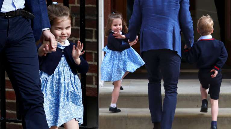 Γεννημένη πριγκίπισσα η Σάρλοτ: Πανδαιμόνιο με τo βασιλικό χαιρετισμό της