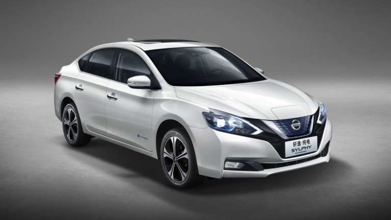 Το  ηλεκτρικό σεντάν Nissan Sylphy στην Εκθεση Αυτοκινήτου της Κίνας