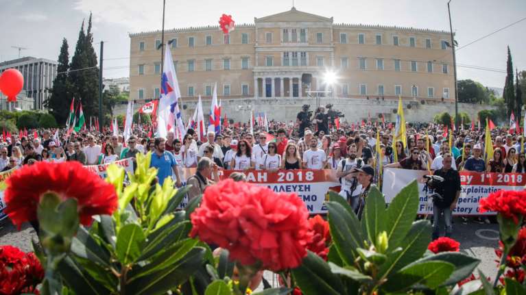 Απεργιακές συγκεντρώσεις σε όλη την Ελλάδα για την Πρωτομαγιά
