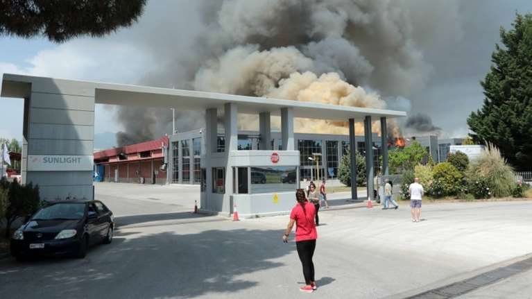 Ξάνθη: &quot;Πνιγμένη&quot; στο νέφος η περιοχή γύρω από το εργοστάσιο της Sunlight