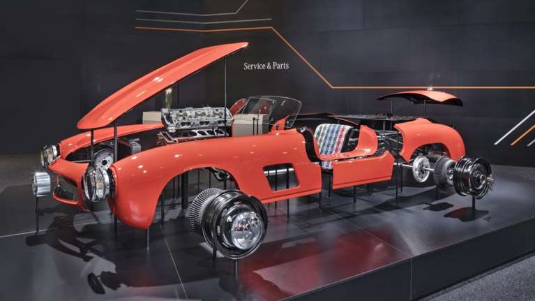 Η Mercedes παράγει ξανά(!) ανταλλακτικά για την 300SL Gullwing του 1954