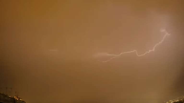Εντυπωσιακό timelapse από την καταιγίδα στην Αττική