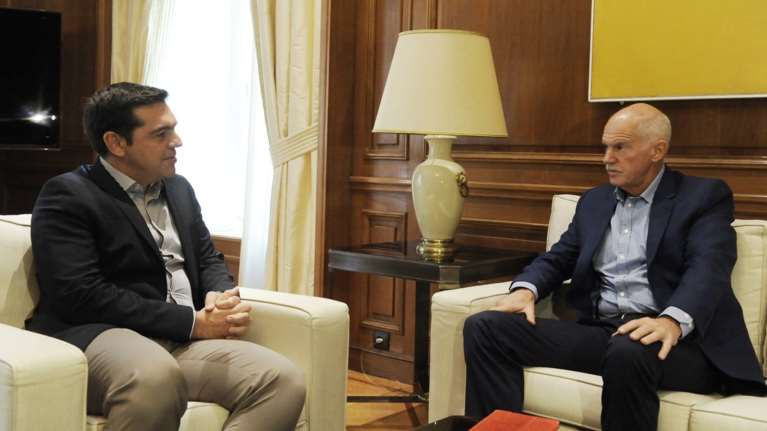 Συνάντηση Παπανδρέου-Τσίπρα το απόγευμα στο Μαξίμου