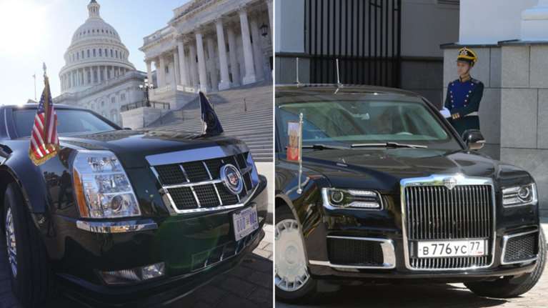 Κρας τεστ: Λιμουζίνα Πούτιν vs Λιμουζίνα Τραμπ