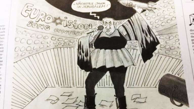 Αντιδράσεις για γελοιογραφία της SZ με πρωταγωνιστή τον Νετανιάχου