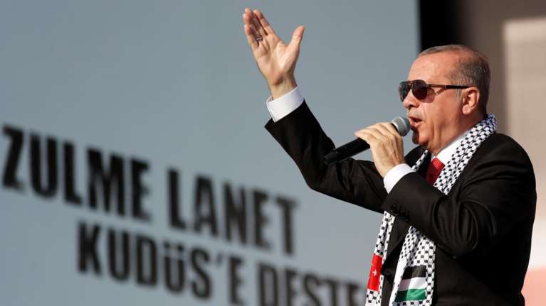 Ερντογάν: Οι Παλαιστίνιοι στη Γάζα έχουν την τύχη των Εβραίων από τους ναζί