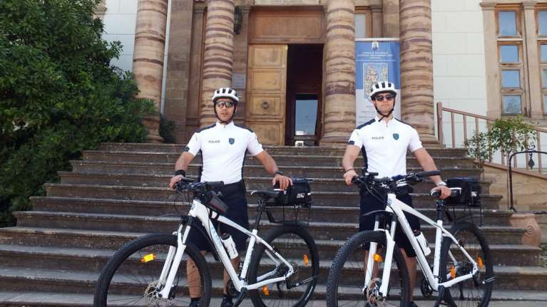Αστυνομικοί με ποδήλατα σε Χίο και Μυτιλήνη