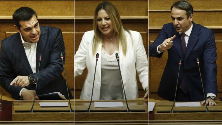 Σφοδρή σύγκρουση στη Βουλή για βία, οικονομία και μνημόνια