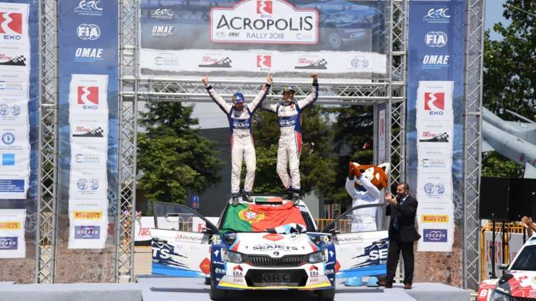Ράλλυ Ακρόπολις: Νικητής ο Πορτογάλος Μπρούνο Μαγκαλιάες με Skoda Fabia R5