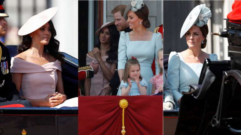 Στη σκιά της πανύψηλης Κέιτ, το ντεμπούτο της Μέγκαν στο μπαλκόνι