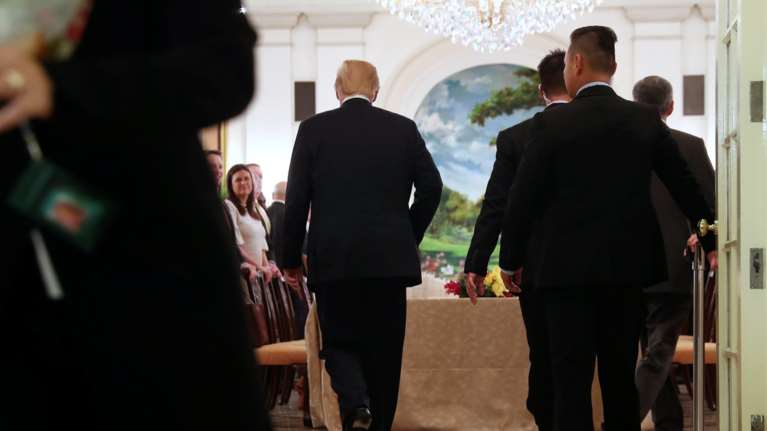 Αισιοδοξία Τραμπ για θετική έκβαση της συνάντησης με τον Κιμ