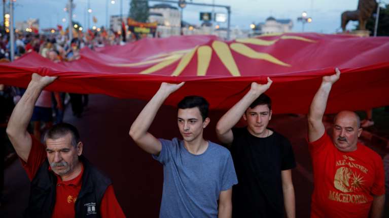 ΠΓΔΜ: Διαδηλώσεις των εθνικιστών του VMRO κατά της συμφωνίας