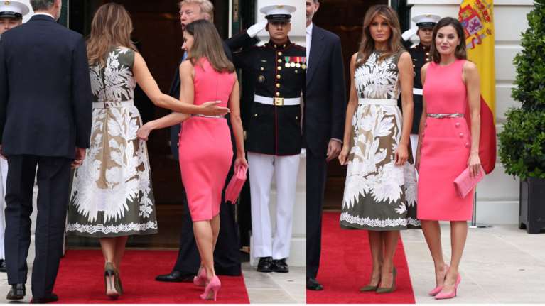 H αγέλαστη Μελάνια, η Λετίσια και οι... φονικές γόβες στιλέτο [Εικόνες]