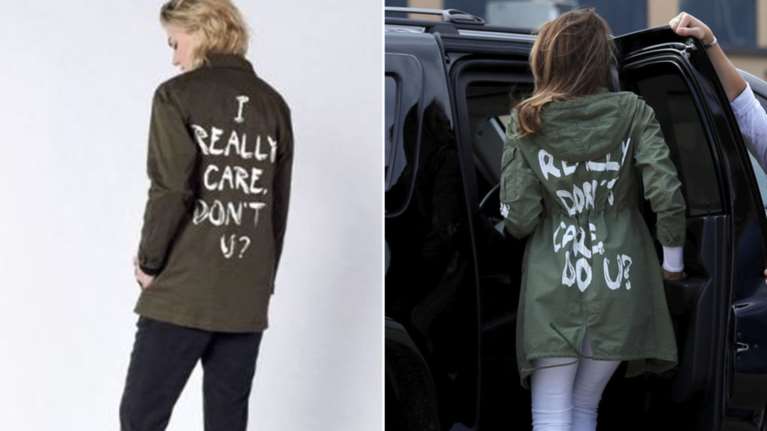 Ενδυματολογικό πλήγμα στη Μελάνια Τραμπ