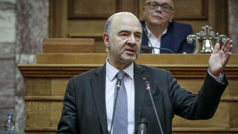 Την ερχόμενη Τρίτη στην ελληνική Βουλή ο Πιερ Μοσκοβισί