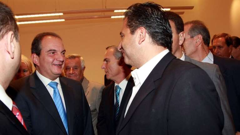 Συνάντηση του Κώστα Καραμανλή με τον πρόεδρο της ΚΕΔΕ Γιώργο Πατούλη