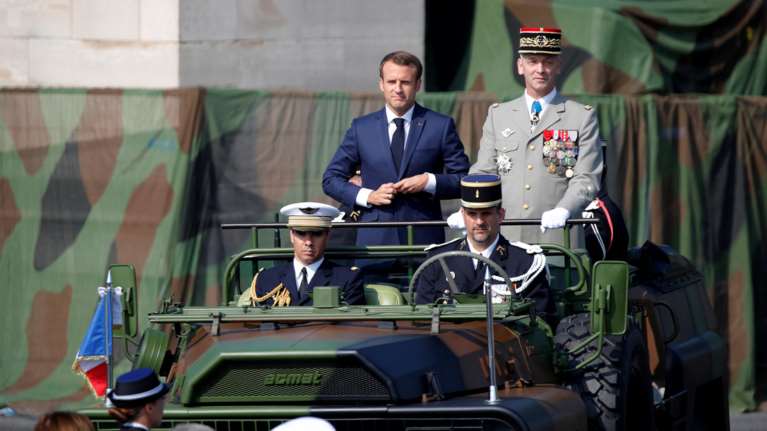 Ημέρα της Βαστίλης με τον Εμανουέλ Μακρόν