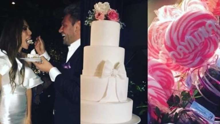 Γάμος Σρόιτερ - Μπούκη: Η τούρτα, ο στολισμός και όμορφες μπομπονιέρες
