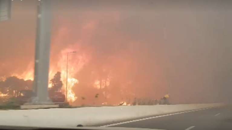 Βίντεο-σοκ από την εθνική οδό στην Κινέτα