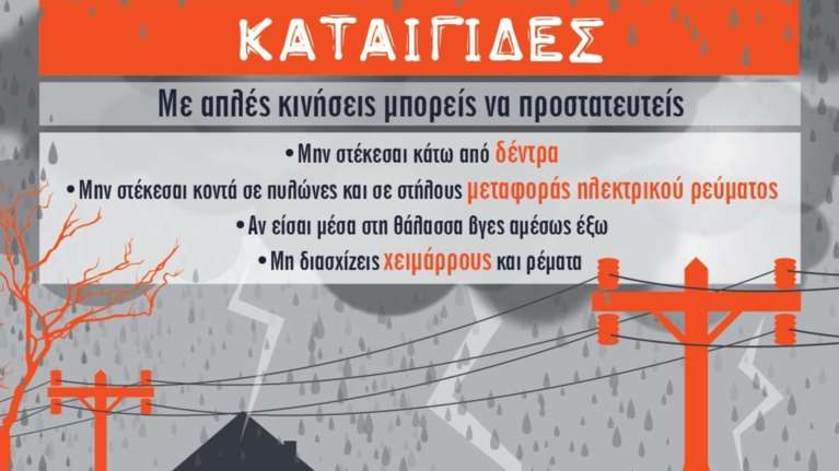 Η έκτακτη προειδοποίηση της ΓΓΠΠ για τα ακραία καιρικά φαινόμενα