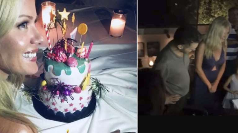 Το πάρτυ γενεθλίων της Ζέτας, μαζί με τον άντρα της ζωής της, Μ.Χατζηγιάννη