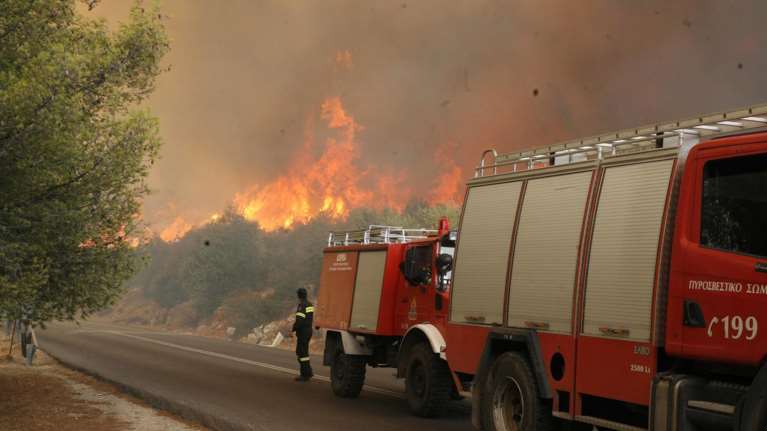 Πυρκαγιά στην Ιεράπετρα Κρήτης