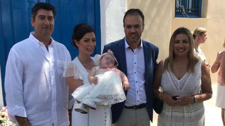 Σύναξη ...Κεντροαριστεράς στη βάφτιση της κόρης του Θ. Θεοχαρόπουλου