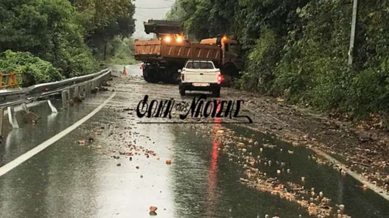 Πλημμύρες και διακοπές ρεύματος από την καταιγίδα στην Ημαθία