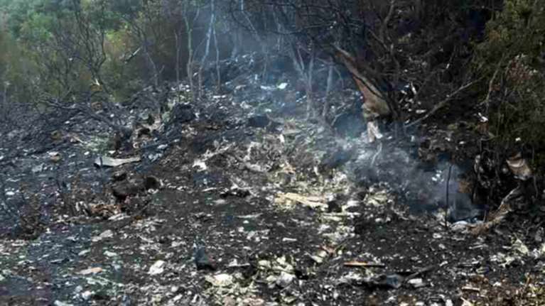 Εικόνες και μαρτυρίες από το σημείο συντριβής του αεροσκάφους