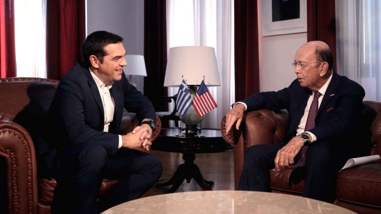 Ρος σε Τσίπρα: Οι ΗΠΑ στηρίζουν την Ελλάδα και την οικονομία της