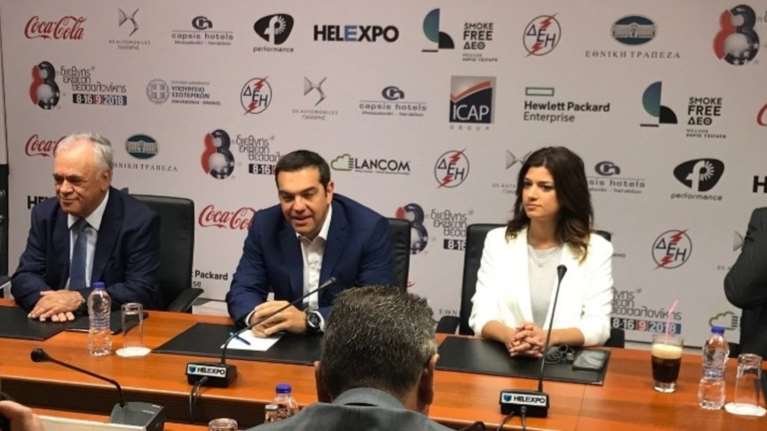 Στη ΔΕΘ ο Αλέξης Τσίπρας, εγκαίνια περιπτέρου των ΗΠΑ