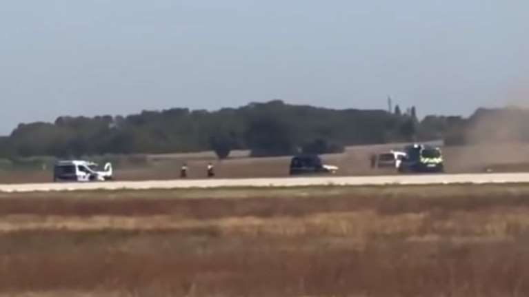 Κινηματογραφική καταδίωξη στο αεροδρόμιο της Λυών