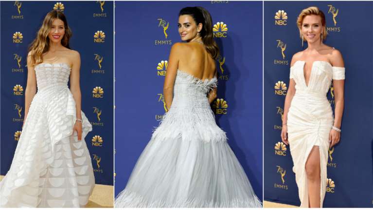 «Κύκνοι» στο κόκκινο χαλί: Ποιες σταρ επέλεξαν λευκό και κέρδισαν