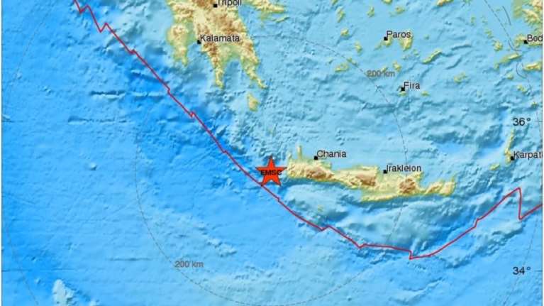 Σεισμός 4,2 Ρίχτερ ταρακούνησε την Κρήτη