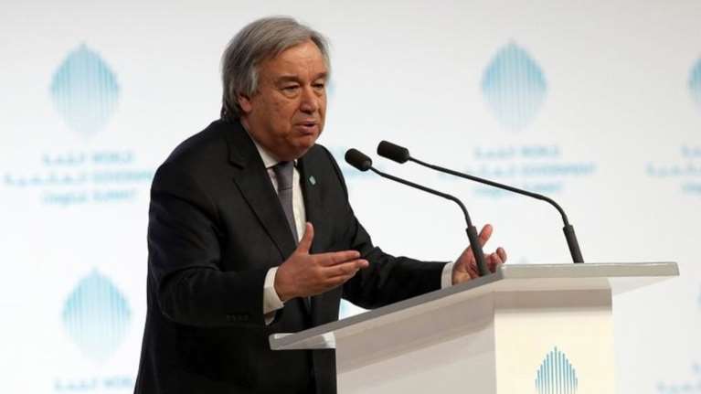 Γκουτέρες: Ελπίζουμε σε κύρωση της Συμφωνίας των Πρεσπών και στις δύο χώρες