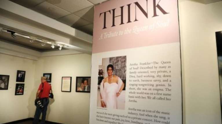 &quot;Think&quot; έκθεση φόρος τιμής στη βασίλισσα της σόουλ, Α.Φράνκλιν στο Ντιτρόιτ